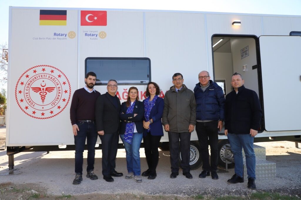 Rotary’den Adıyaman’a Mobil Klinik Desteği