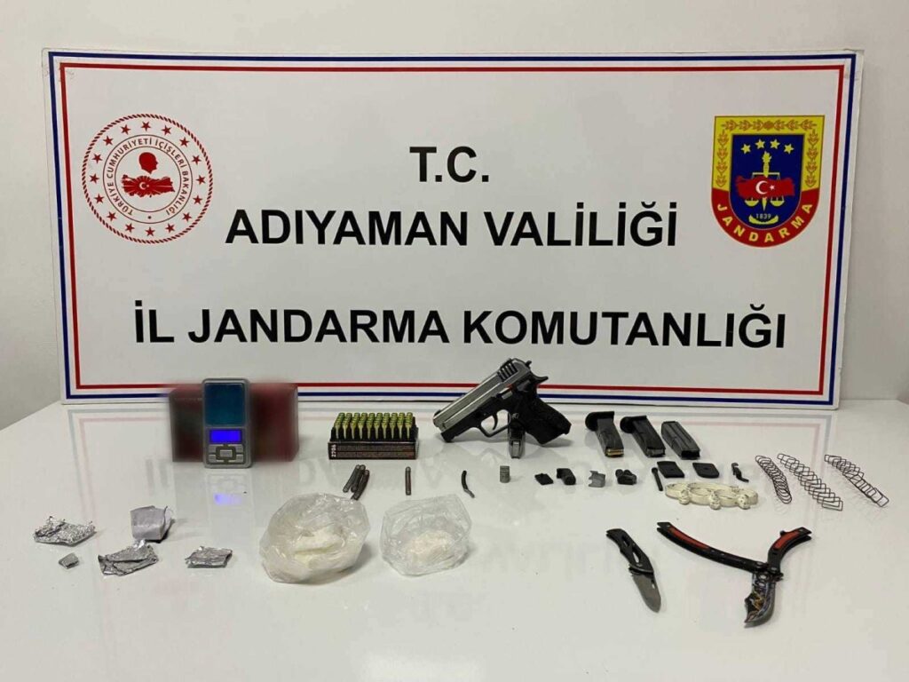 Adıyaman’da Jandarma’dan narkotik operasyon