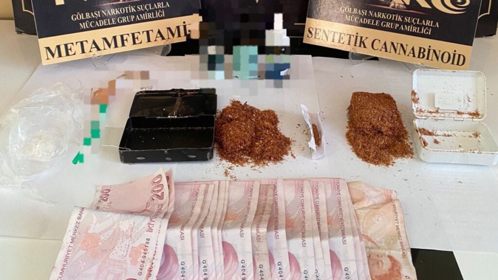 Gölbaşı’nda uyuşturucu operasyonu: İki şüpheli yakalandı, bir kişi tutuklandı