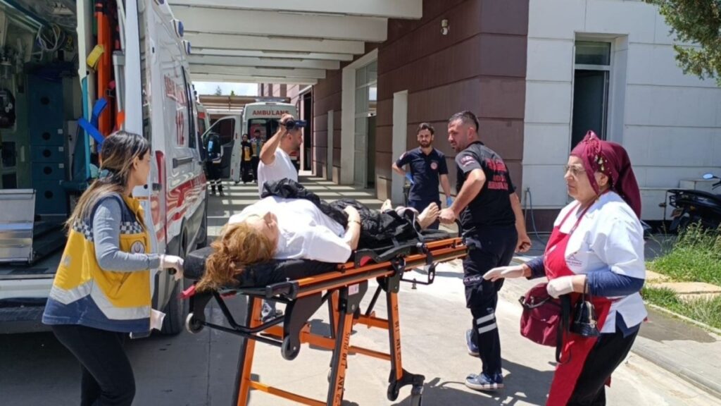 Elektrik akımına kapılan kadın yaralandı