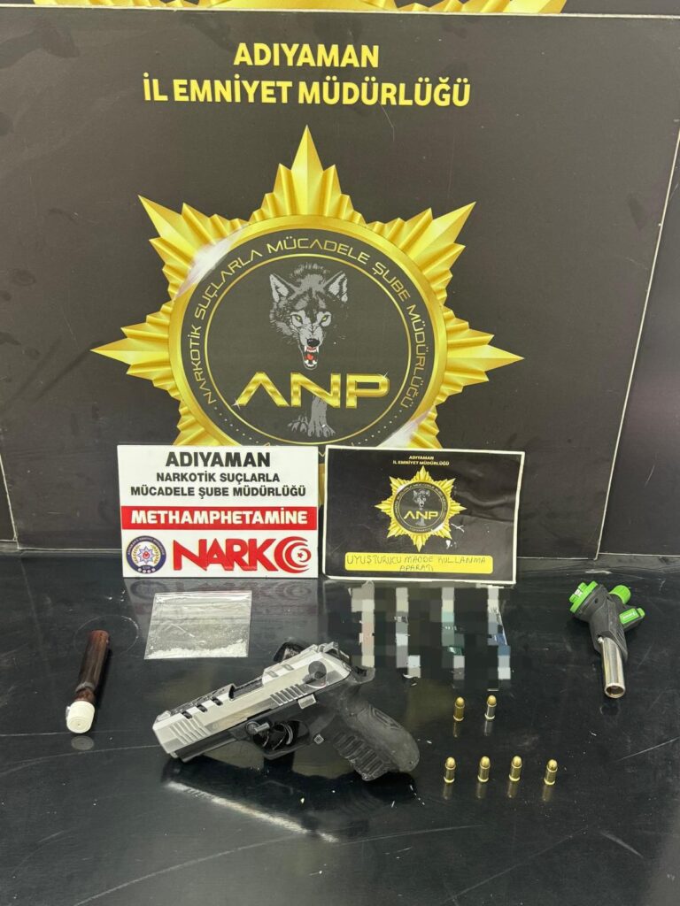 Adıyaman’da uyuşturucuya 3 gözaltı