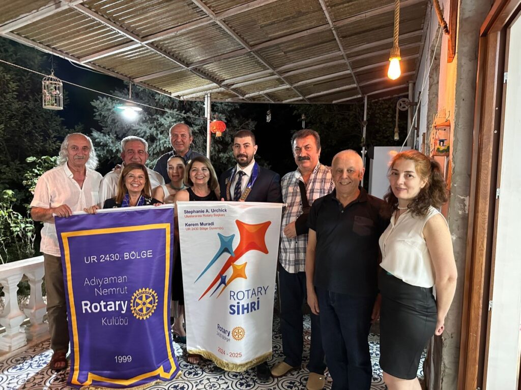 Nemrut Rotary Kulübünde devir teslim töreni yapıldı