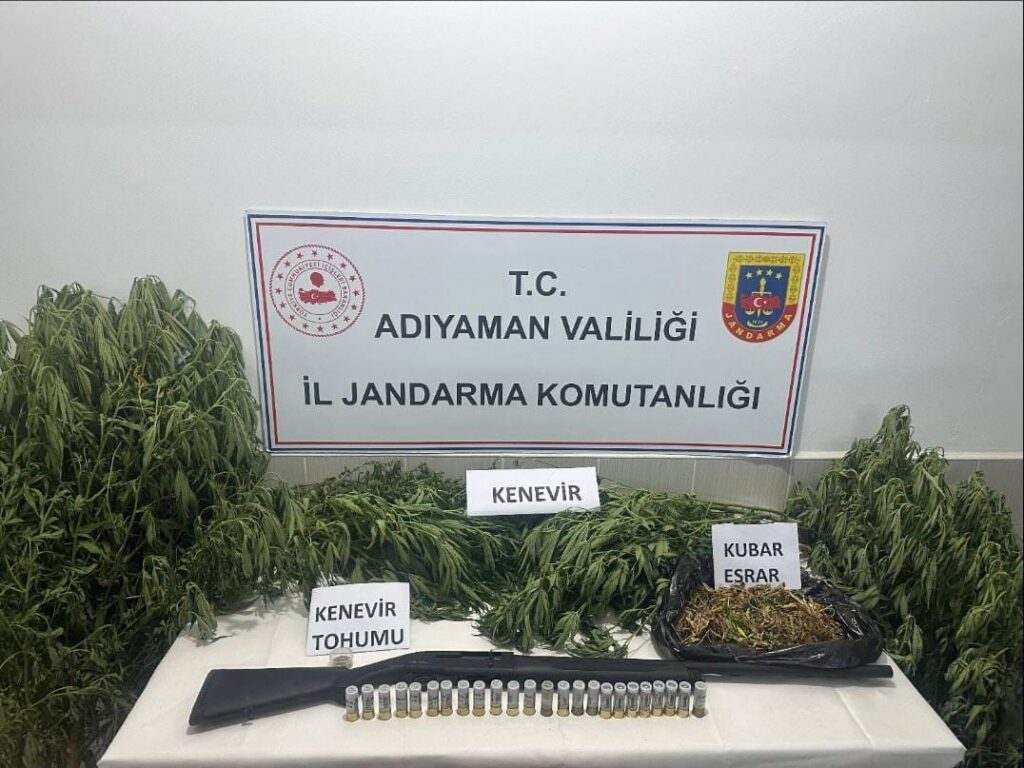 Adıyaman’da uyuşturucuya 1 gözaltı