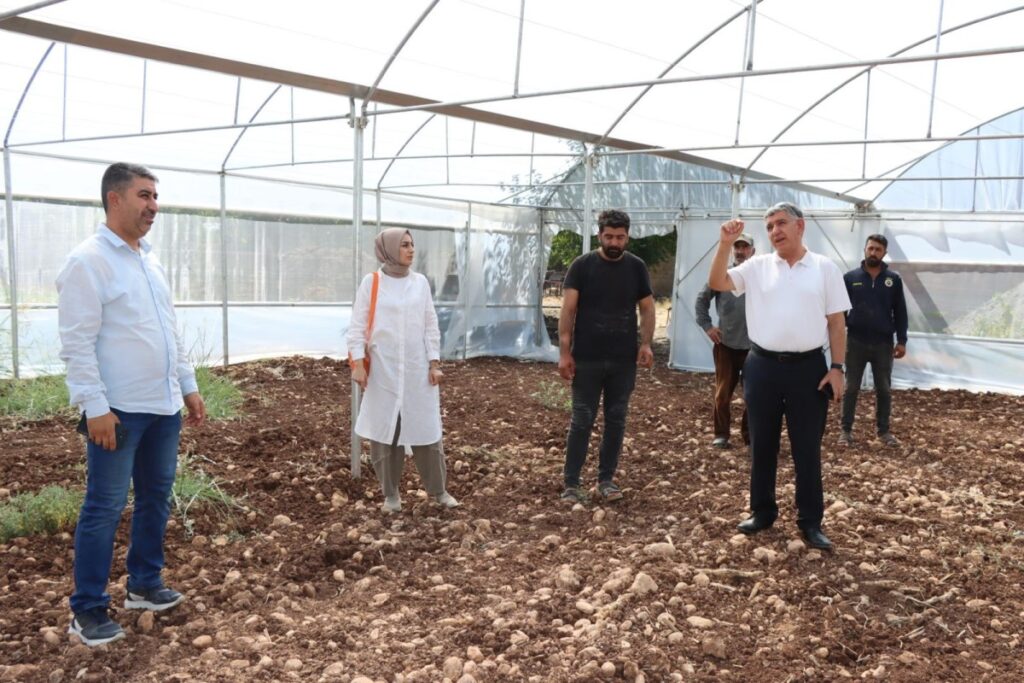 Adıyaman’da GAP desteği ile 46 çiftçi sera sahibi oluyor