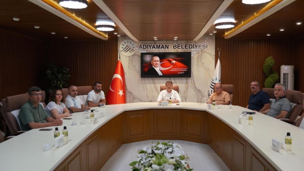 Anadolu Basın Birliği Adıyaman Şubesi’nden Başkan Abdurrahman Tutdere’ye ziyaret