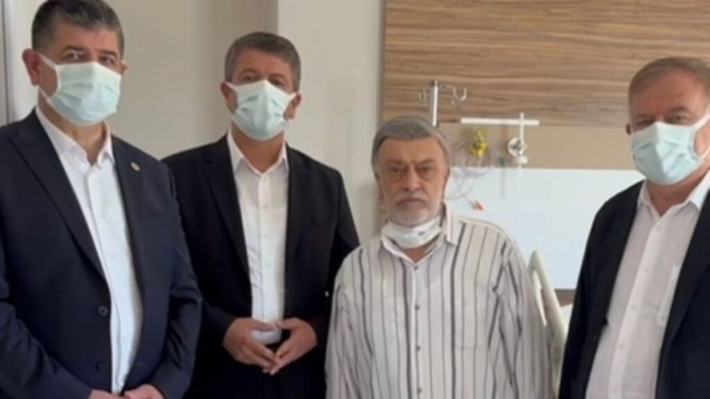Başkan Tutdere, Kahtalı Mıçı’yı hastanede ziyaret etti