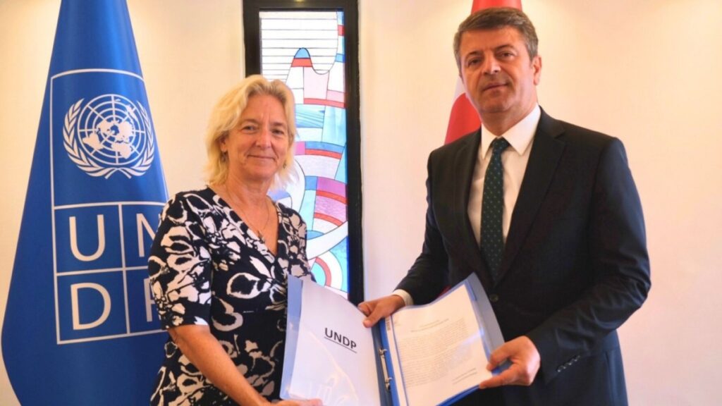 Başkan Tutdere ve UNDP temsilcisi Vinton’dan Adıyaman için önemli görüşme