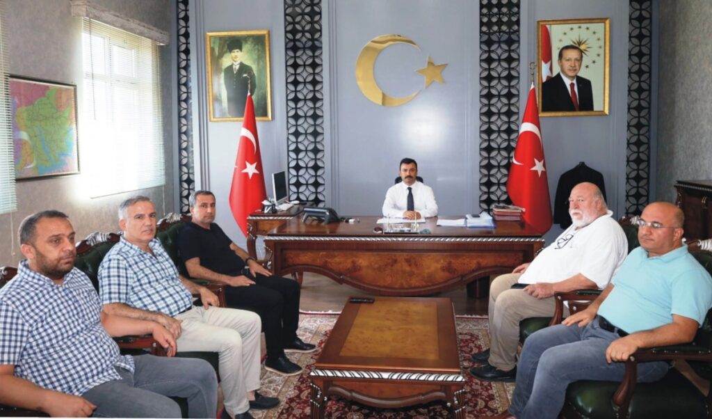 Gazeteciler, Kaymakam Soysal ile bir araya geldi