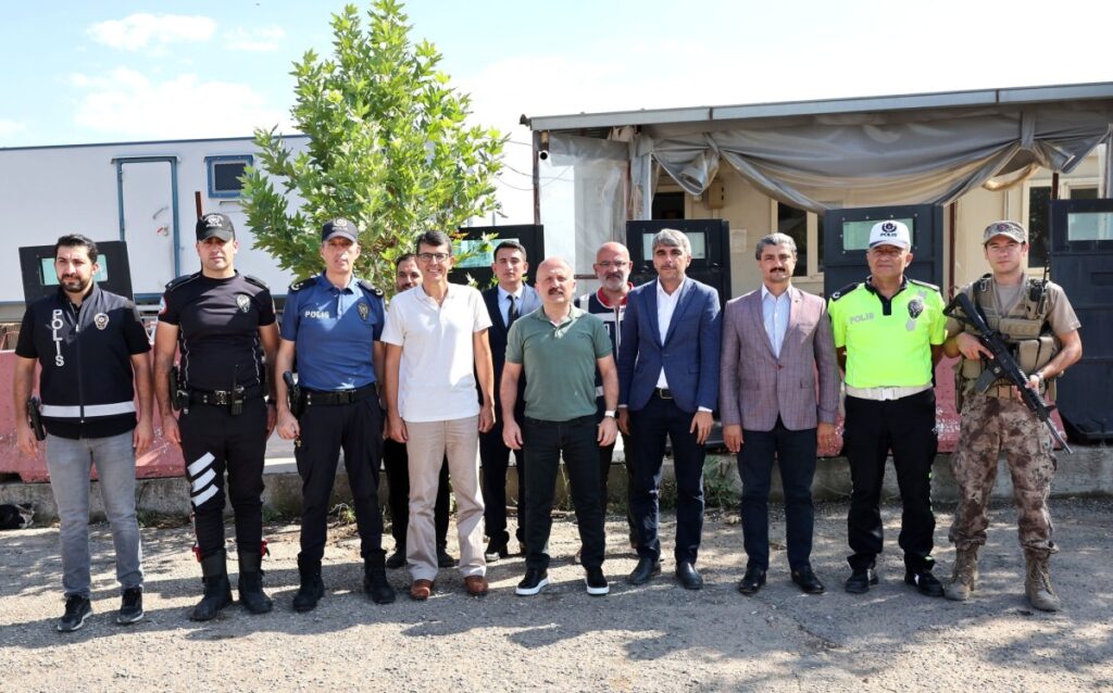 Vali Varol, uygulama noktasını ziyaret etti