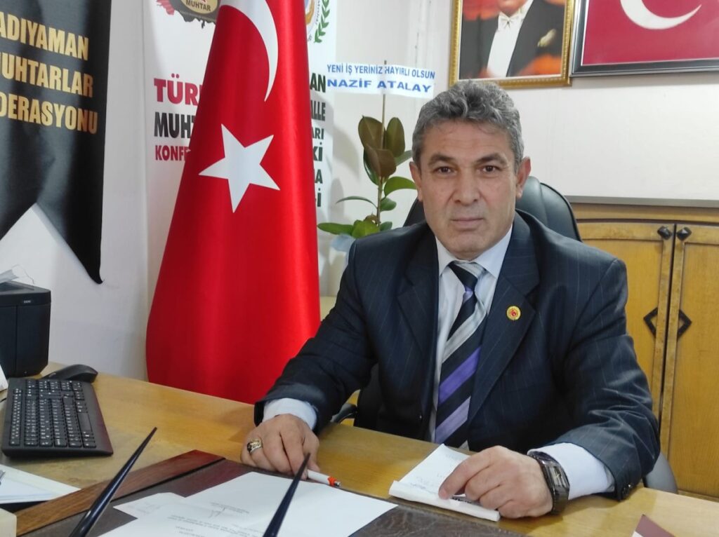 Adıyaman Muhtarlar Federasyonu 19 Ekim Muhtarlar Günü’nde İsrail’i kınadı
