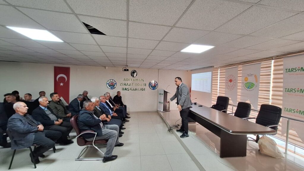 TARSİM’den Adıyaman’da çiftçilere bilgilendirme toplantısı