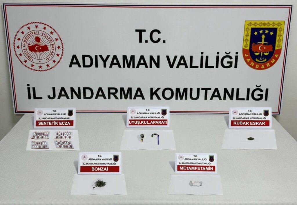Adıyaman’da uyuşturucuya 16 gözaltı