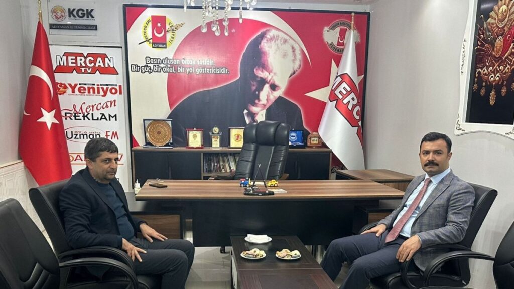 Kahta Kaymakamı Muhammed Üsame Soysal’dan Mercan TV’ye ziyaret