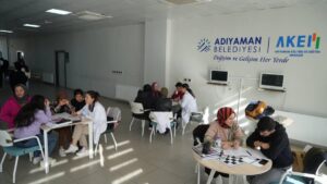 Adıyaman Belediyesi Eğitim ve Kültür Merkezi’nde (AKEM) sömestir yoğunluğu