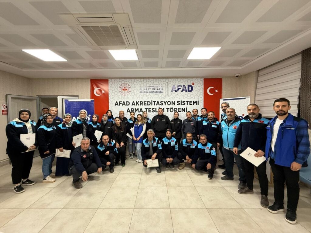 Adıyaman Yesevi Arama Kurtarma Ekibi ‘Resmi Akreditasyon’unu aldı