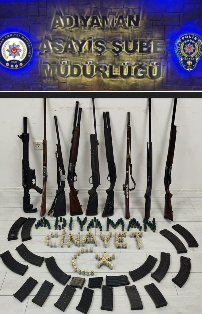 Adıyaman’da silah ticaretine 1 gözaltı