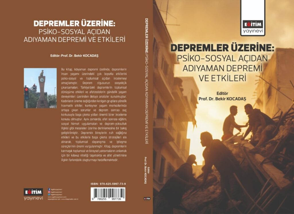 ADYÜ’den yeni kitap: ‘Psiko-Sosyal Açıdan Adıyaman Depremi ve Etkileri’