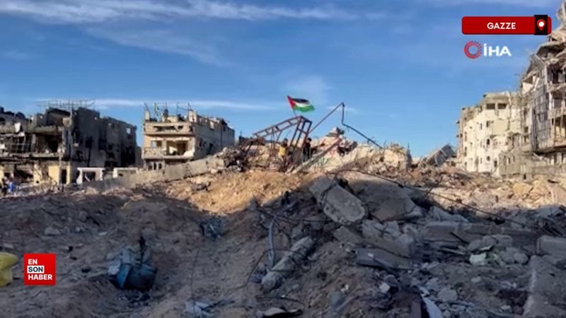 Gazze’nin güneyindeki Refah kenti moloz yığınına dönüştü