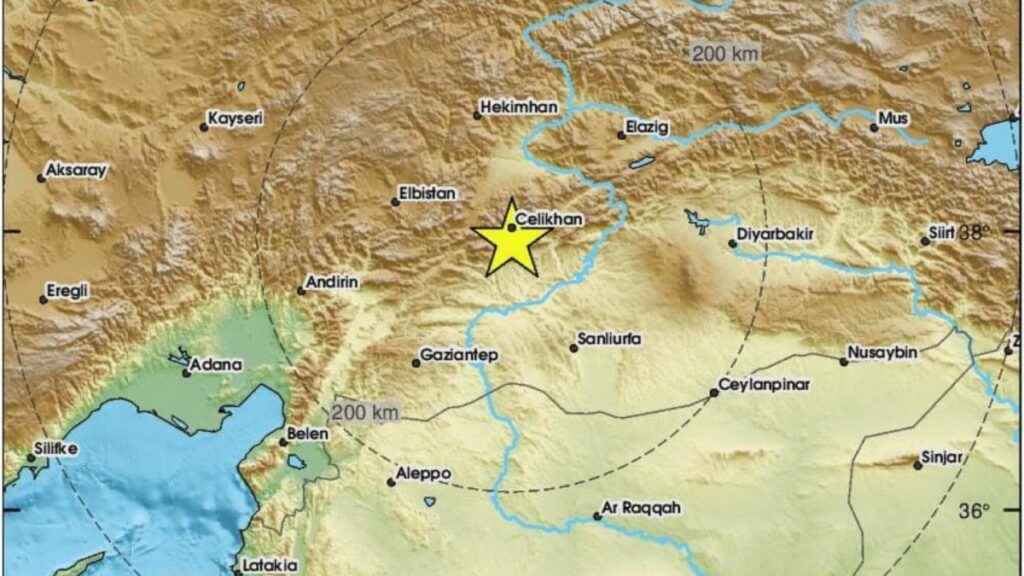 Malatya’da 4.4 Büyüklüğünde Deprem:Adıyaman’da da hissedildi