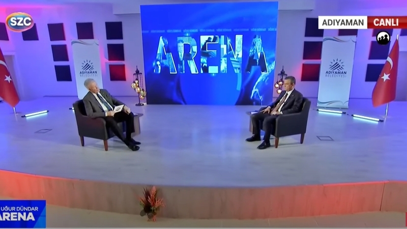 Özgür Özel Adıyaman’da Sözcü Tv yayınına katıldı: ‘Resmi kayıtlara güvenen kimse yok’
