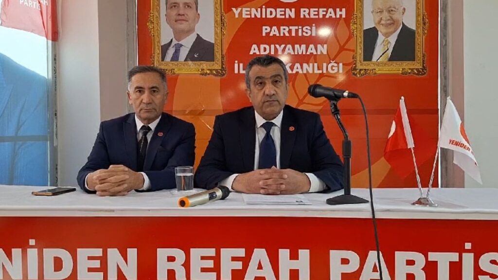 Yeniden Refah Partisi Adıyaman İl Başkanı İsmail Demir: ‘Siyonist Planlara Göz Yummayacağız’