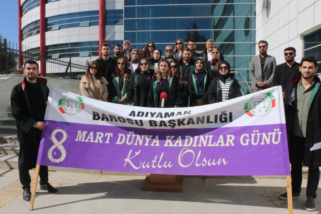Adıyaman Barosu Kadın Hakları Merkezi: ‘Kadın hakları ve eşitlik için mücadelemiz sürecek’