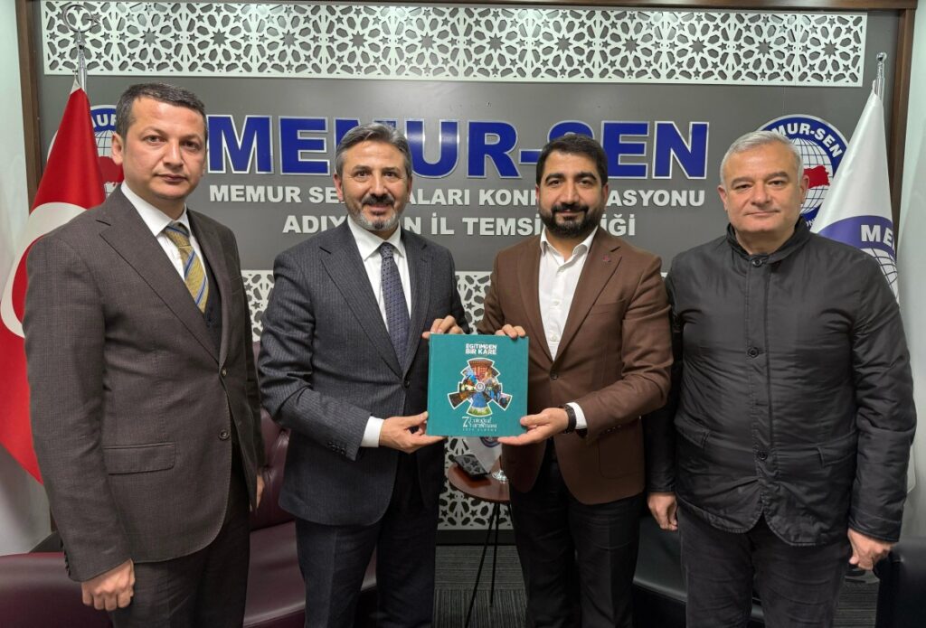 Ahmet Aydın, Memur-Sen Adıyaman Temsilciliğini ziyaret etti