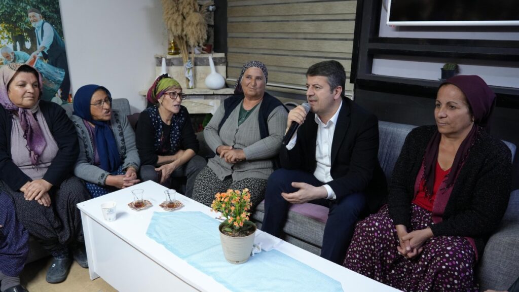 Başkan Tutdere, K11 Konteyner Kent’te kadınların misafiri oldu
