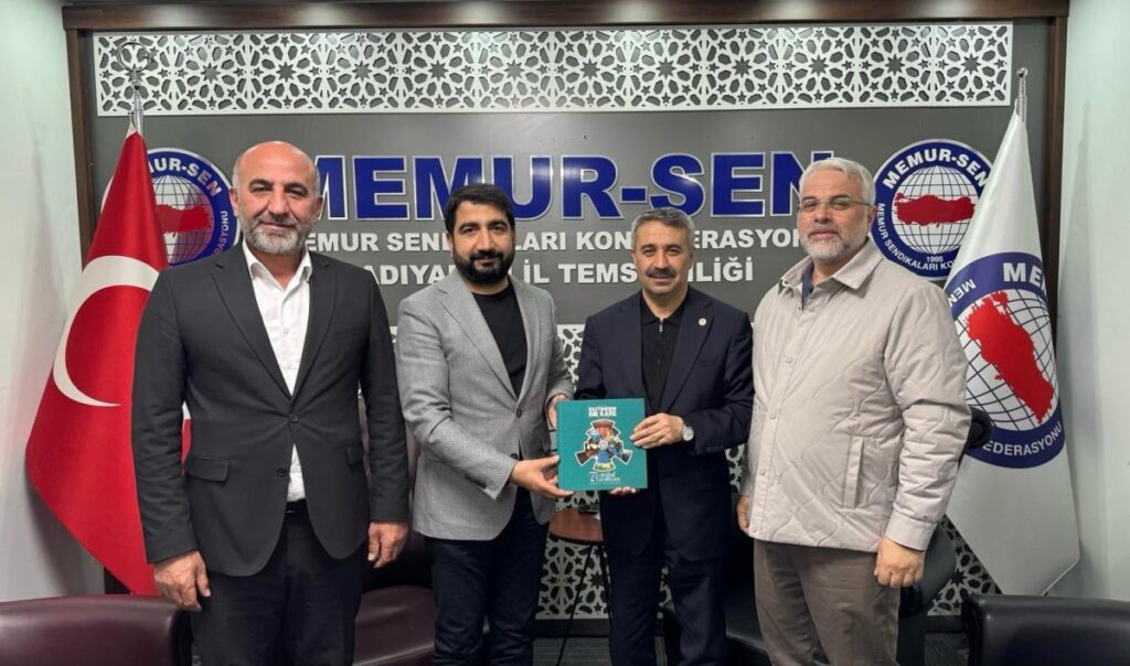 Alkayış, Memur-Sen İl Temsilciliği’ni ziyaret etti