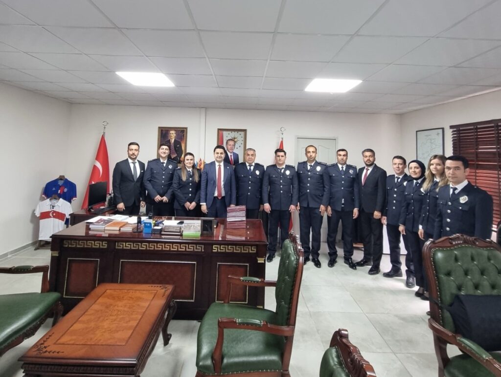 Gölbaşı İlçe Emniyet Müdürü Gönül’den Kaymakam Seyhan’a ziyaret