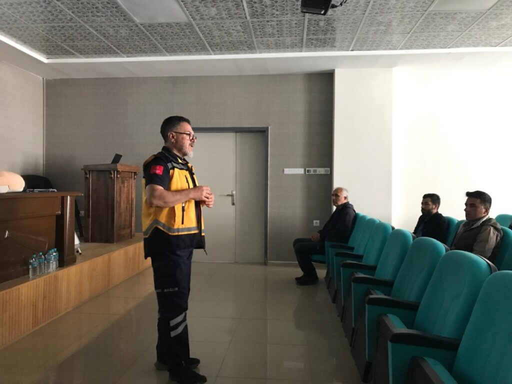 Çelikhan’da ilk yardım eğitimi düzenlendi
