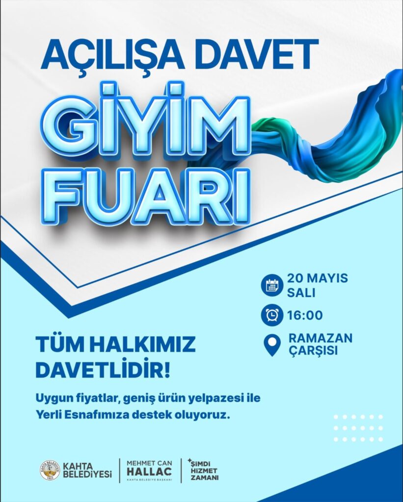Kahta’da Giyim Fuarı açılıyor
