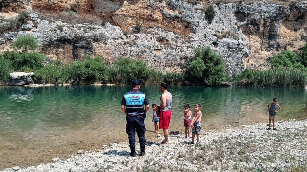 Adıyaman’da Jandarma’dan mesire alanlarında boğulma vakalarına karşı dronlu önlem