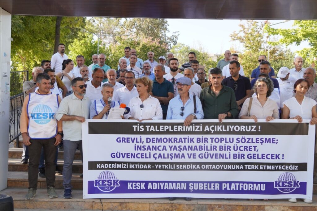 KESK Eş Genel Başkanı Ayfer Koçak’tan Adıyaman’da sert TİS çıkışı: ‘Geçinemiyoruz’