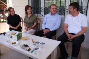 TBB Başkan Vekili Vahap Seçer’den Başkan Tutdere’ye destek ziyareti