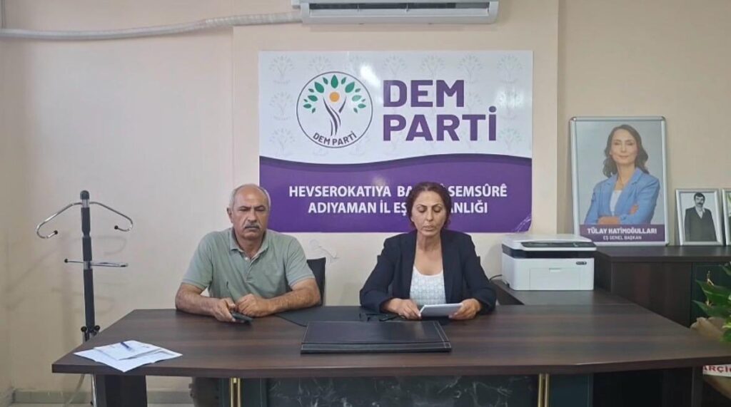 DEM Parti Adıyaman İl Örgütü’nden yangın açıklaması: ‘Etkin politikalar geliştirilmeli’