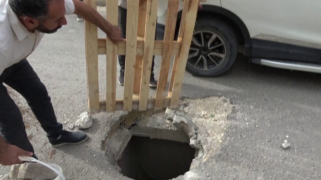 Adıyaman’da 1. Çevre Yolu’nda yol çöktü: Facia son anda önlendi