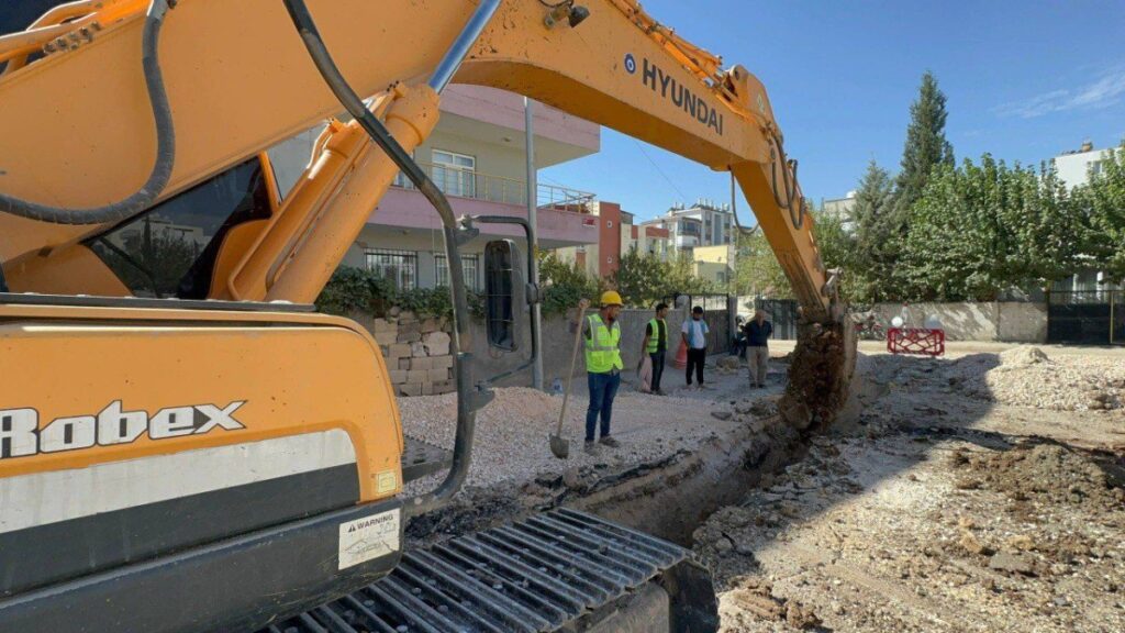 Adıyaman Sümerevler Mahallesi’nde altyapı çalışmaları devam ediyor