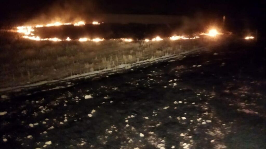 Besni’de çıkan anız yangını kontrol altına alındı