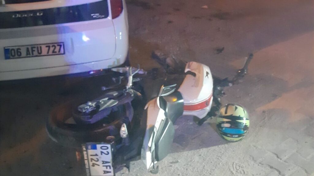 Besni’de motosiklet kazası: 1 yaralı