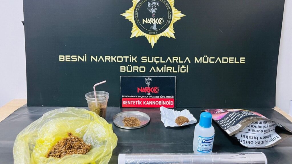 Besni’de uyuşturucu operasyonu: 3 tutuklama