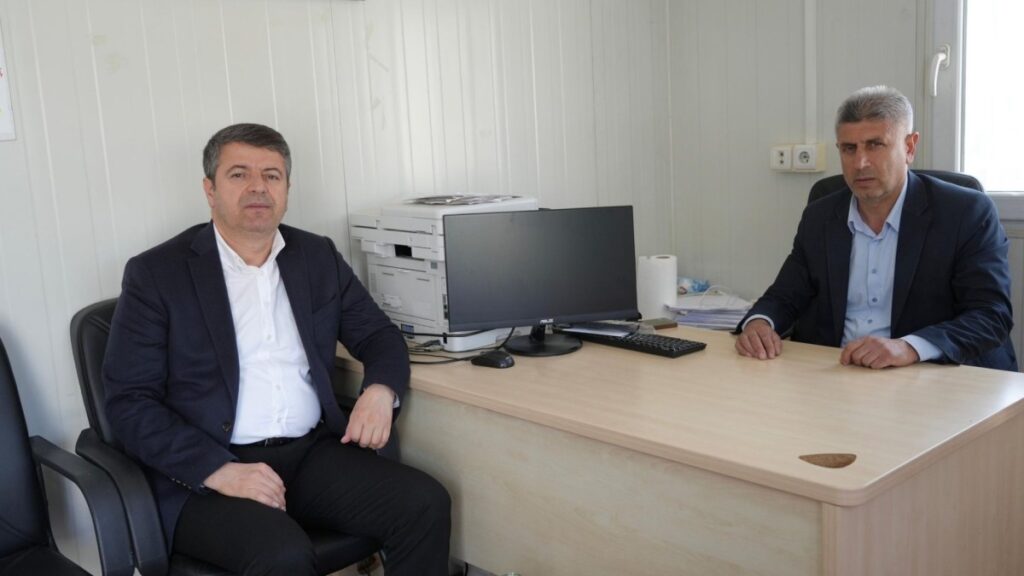 Başkan Tutdere, Mahalle Muhtarı Balıbay ile görüşüp çalışmaları inceledi