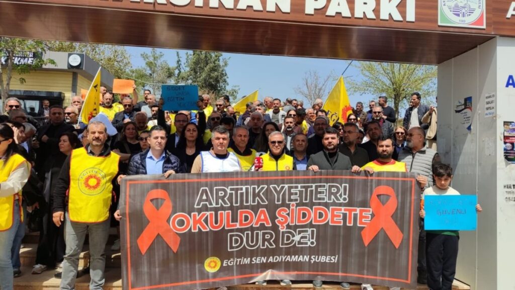 Eğitim-Sen Adıyaman Şubesi’nden Siverek’teki saldırıya tepki: ‘Şiddet toplumsal eşitsizliklerden beslenmektedir’